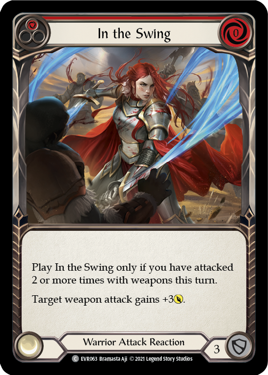 In the Swing (Red) [EVR063] (Everfest)  1st Edition Normal | Good Games Modbury