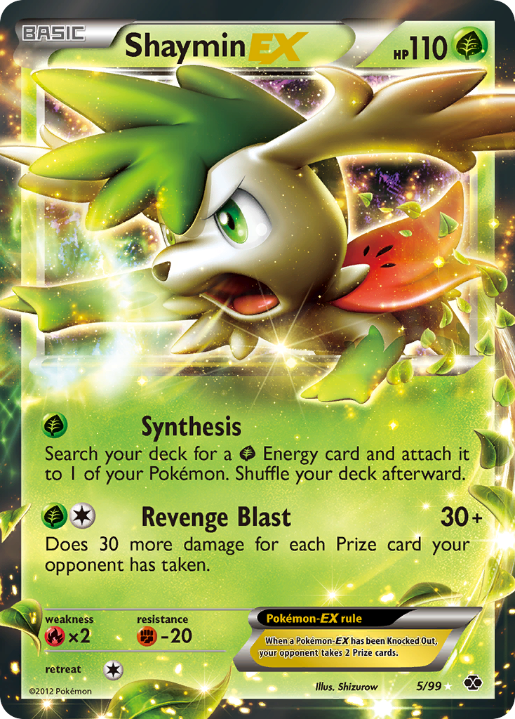 Shaymin EX (5/99) [Black & White: Next Destinies] | Good Games Modbury