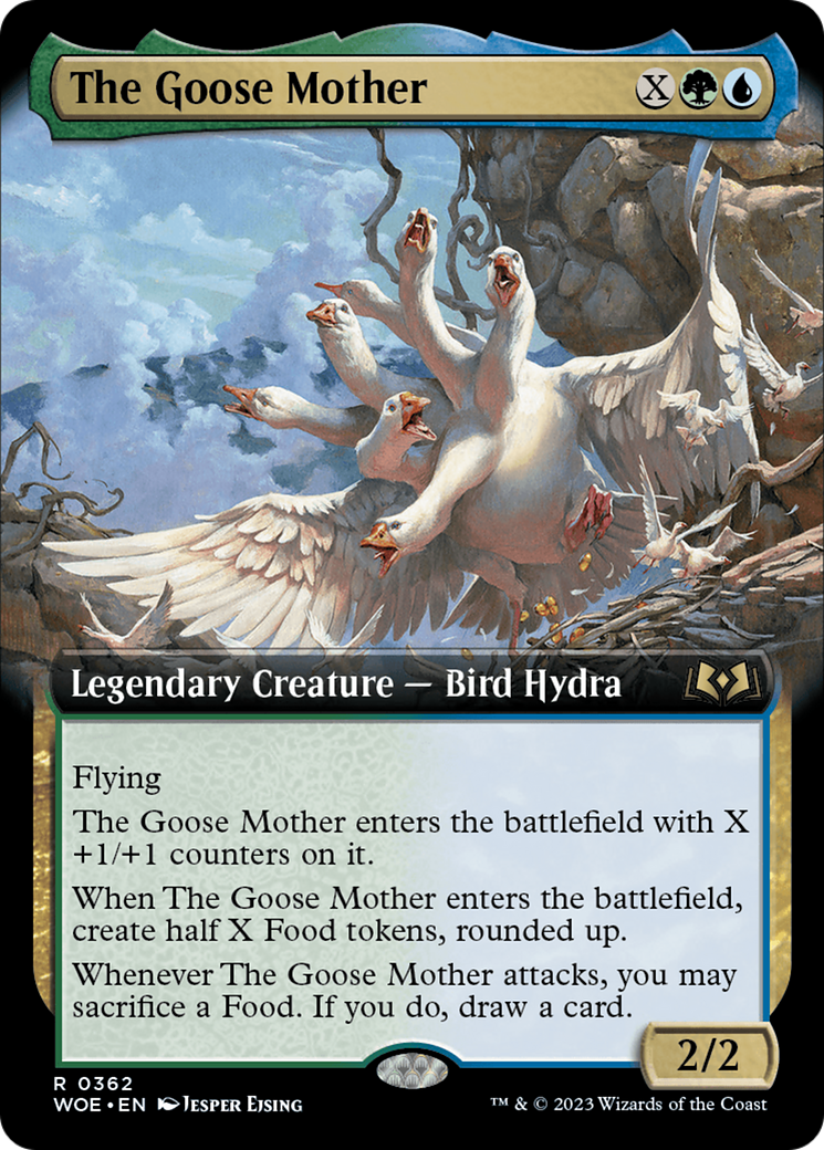 The Goose Mother (Extended Art) [Wilds of Eldraine] | Good Games Modbury