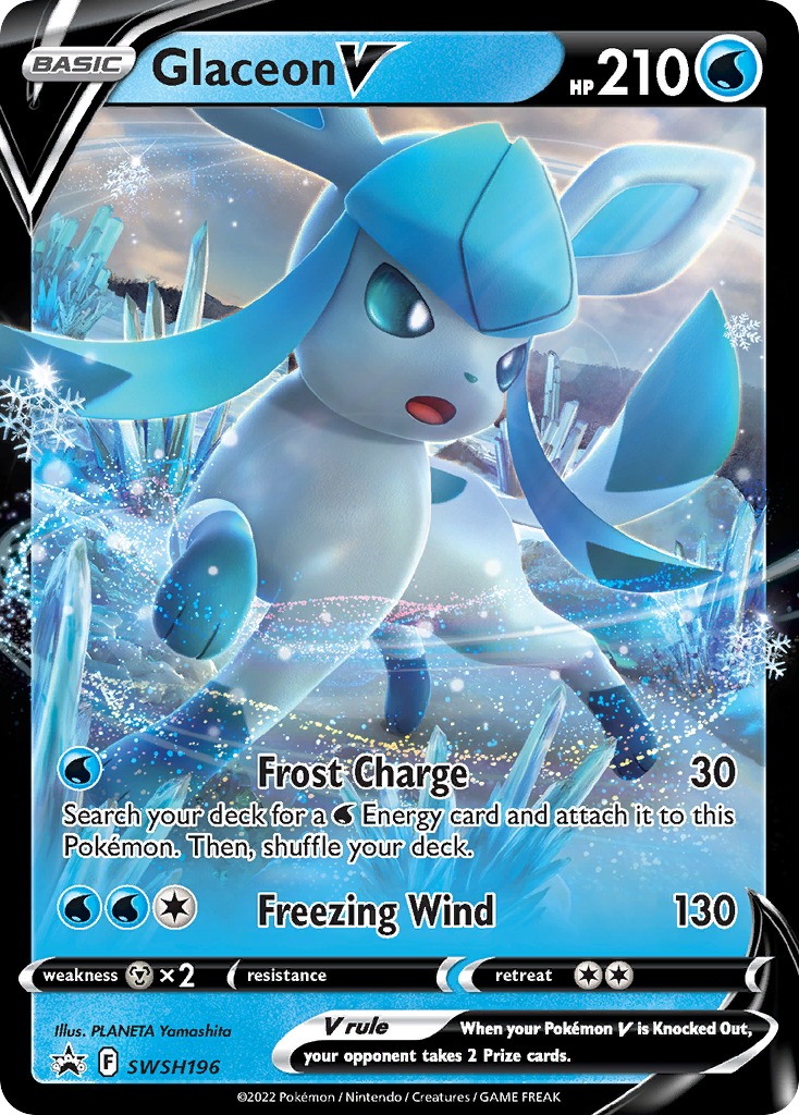 Glaceon V (SWSH196) [Sword & Shield: Black Star Promos] | Good Games Modbury