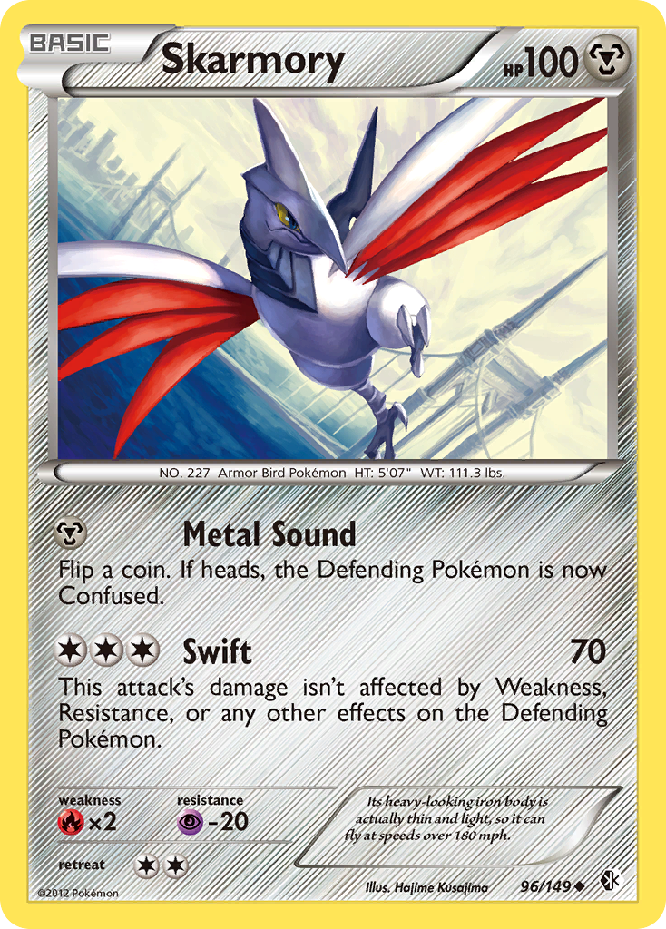 Skarmory (96/149) [Black & White: Boundaries Crossed] | Good Games Modbury