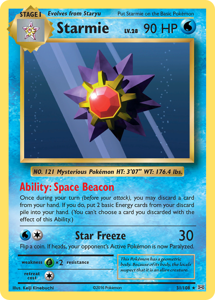 Starmie (31/108) [XY: Evolutions] | Good Games Modbury