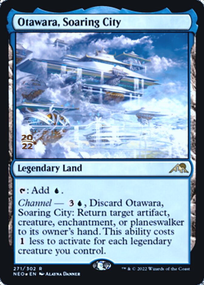 Otawara, Soaring City [Kamigawa: Neon Dynasty Prerelease Promos] | Good Games Modbury