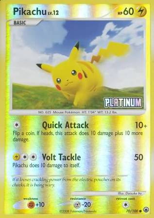 Pikachu (70/100) [Burger King Promos: 2009 Collection] | Good Games Modbury