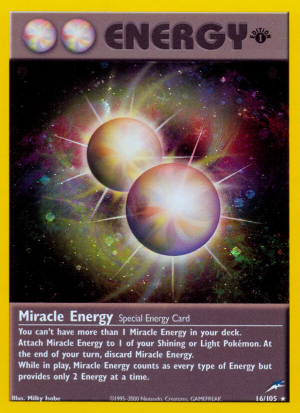 Miracle Energy (16/105) [Neo Destiny 1st Edition] | Good Games Modbury