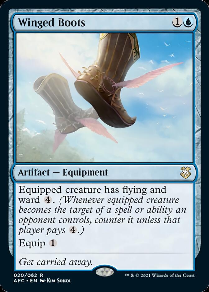 Winged Boots [Dungeons & Dragons: Adventures in the Forgotten Realms Commander] | Good Games Modbury