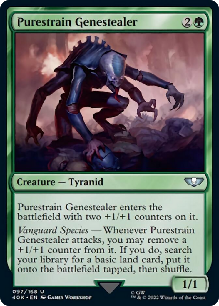 Purestrain Genestealer (Surge Foil) [Universes Beyond: Warhammer 40,000] | Good Games Modbury