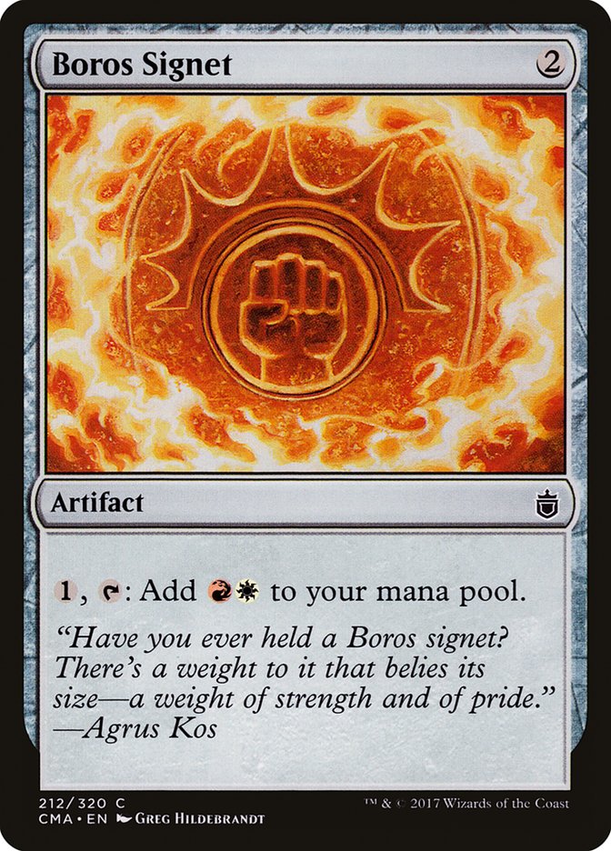 Boros Signet [Commander Anthology] | Good Games Modbury