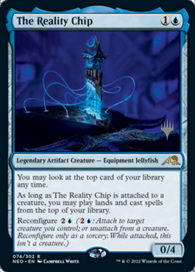 The Reality Chip (Promo Pack) [Kamigawa: Neon Dynasty Promos] | Good Games Modbury