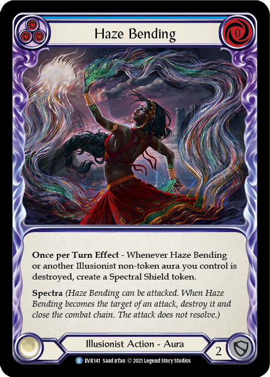 Haze Bending (Blue) [EVR141] (Everfest)  1st Edition Rainbow Foil | Good Games Modbury