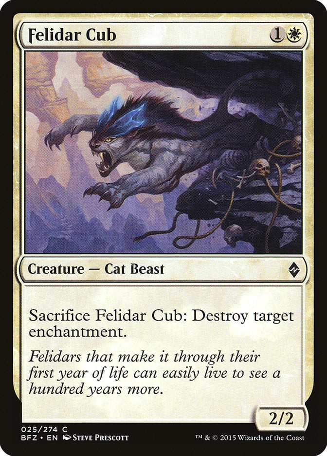 Felidar Cub [Battle for Zendikar] | Good Games Modbury