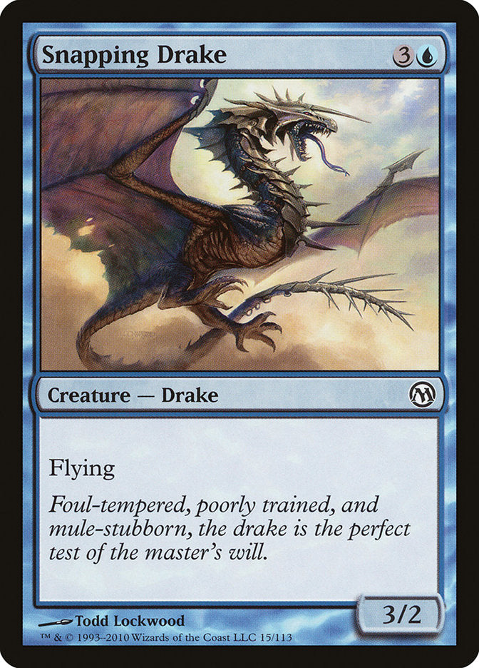 Snapping Drake [Duels of the Planeswalkers] | Good Games Modbury