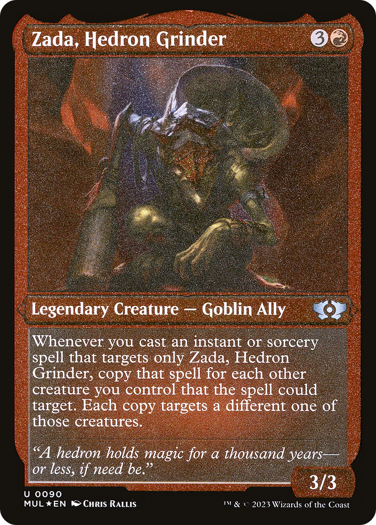 Zada, Hedron Grinder (Foil Etched) [Multiverse Legends] | Good Games Modbury