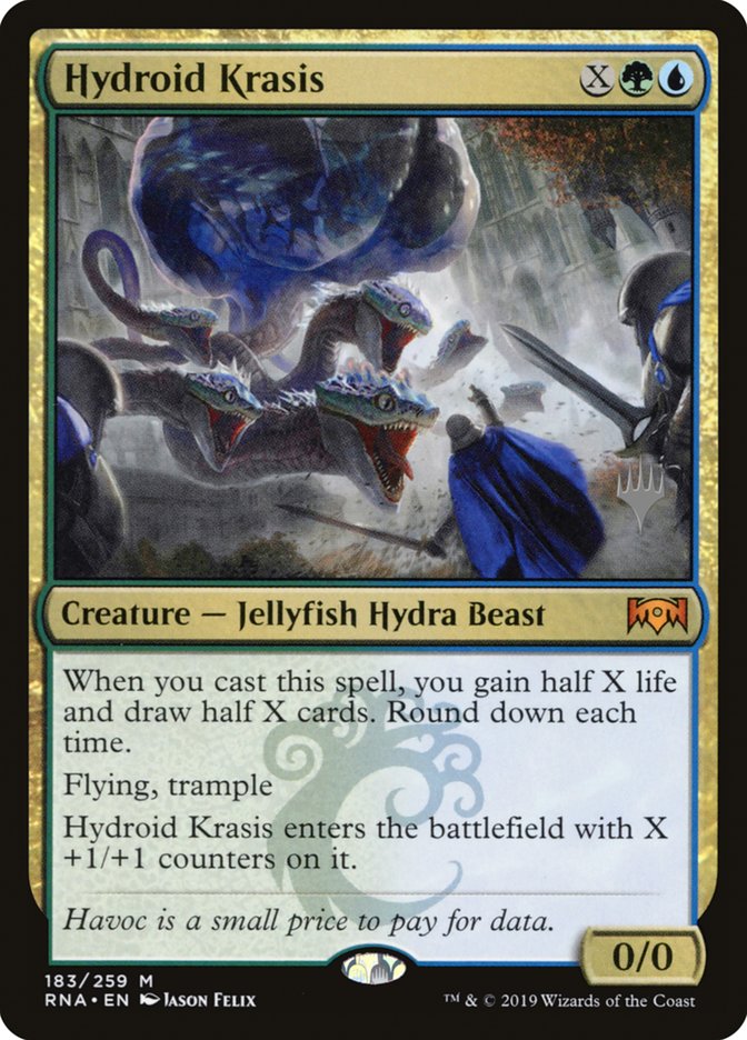 Hydroid Krasis (Promo Pack) [Ravnica Allegiance Promos] | Good Games Modbury