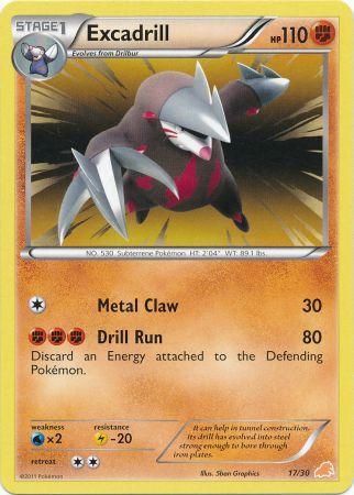 Excadrill (17/30) [Black & White: Trainer Kit - Excadrill] | Good Games Modbury
