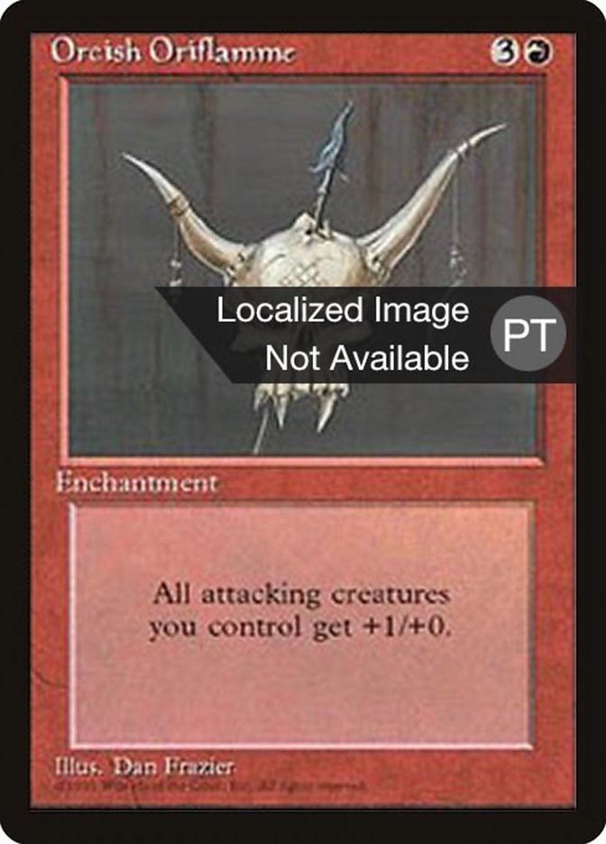 Orcish Oriflamme [Fourth Edition (Foreign Black Border)] | Good Games Modbury