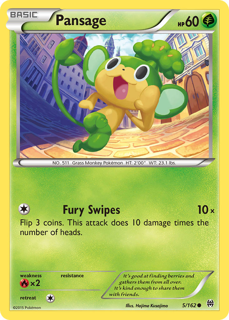Pansage (5/162) [XY: BREAKthrough] | Good Games Modbury