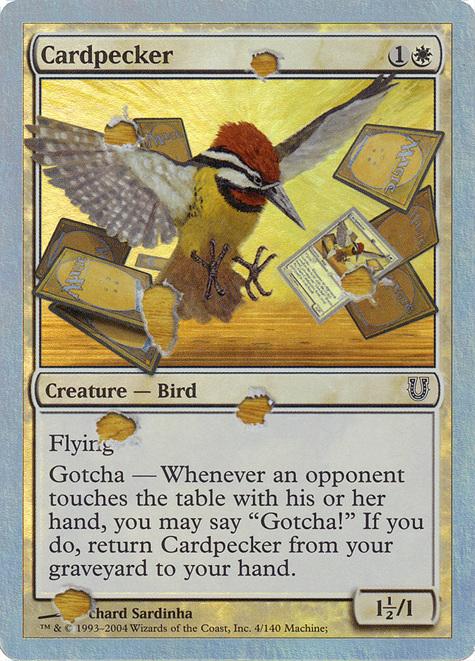 Cardpecker (Alternate Foil) [Unhinged] | Good Games Modbury