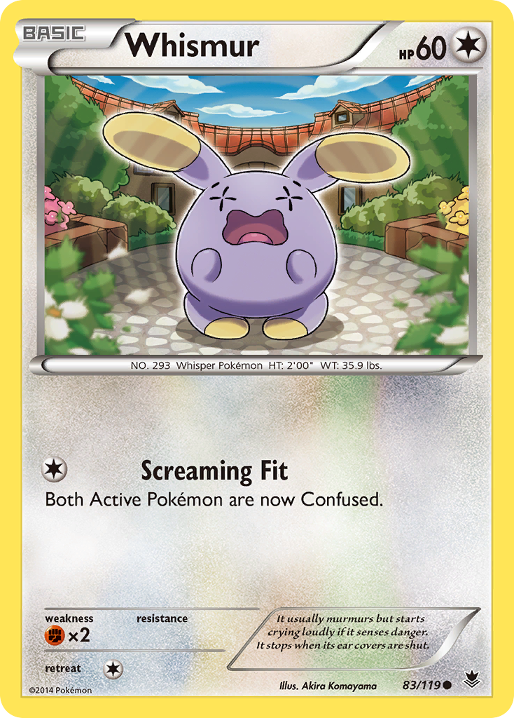 Whismur (83/119) [XY: Phantom Forces] | Good Games Modbury