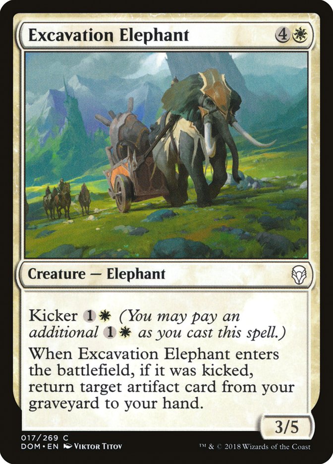 Excavation Elephant [Dominaria] | Good Games Modbury