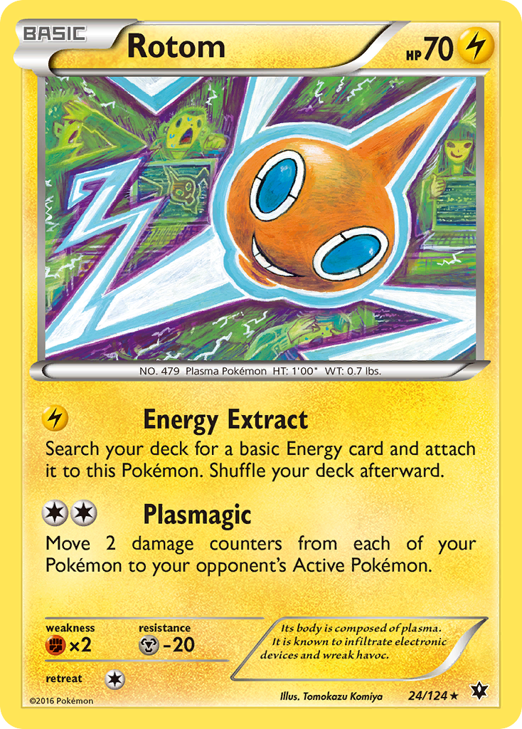 Rotom (24/124) [XY: Fates Collide] | Good Games Modbury