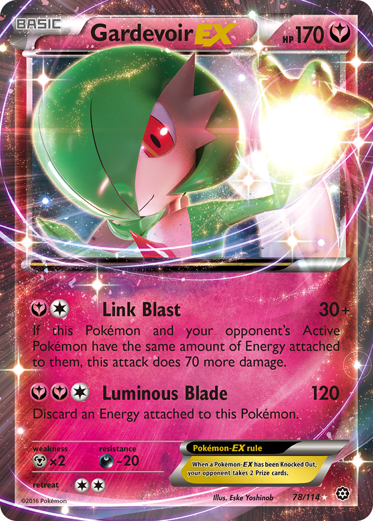 Gardevoir EX (78/114) [XY: Steam Siege] | Good Games Modbury