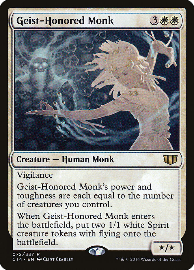 Geist-Honored Monk [Commander 2014] | Good Games Modbury