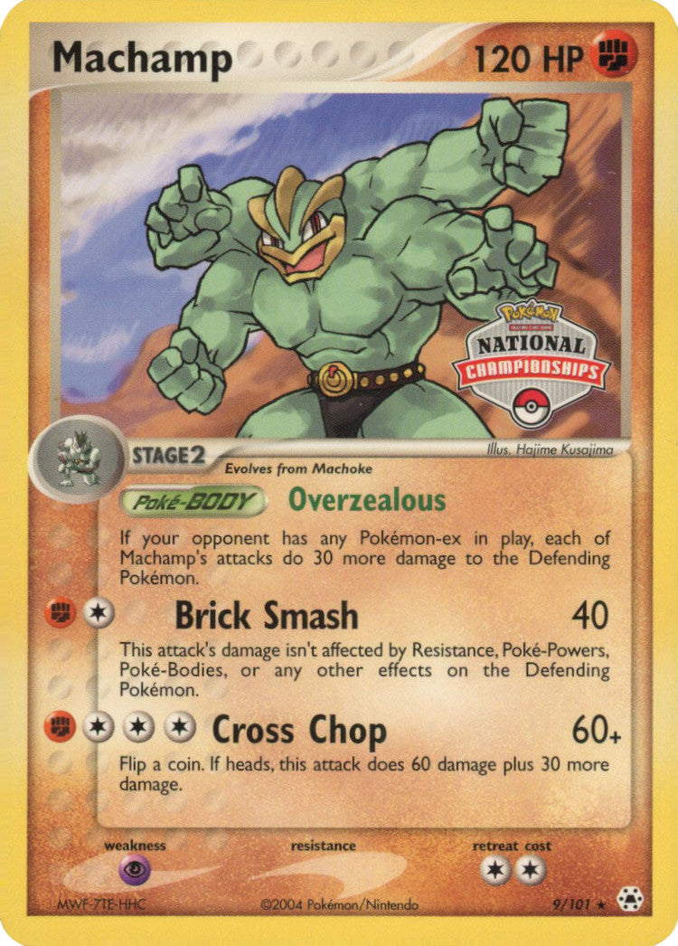 Machamp (9/101) (National Championships Promo) [EX: Hidden Legends] | Good Games Modbury