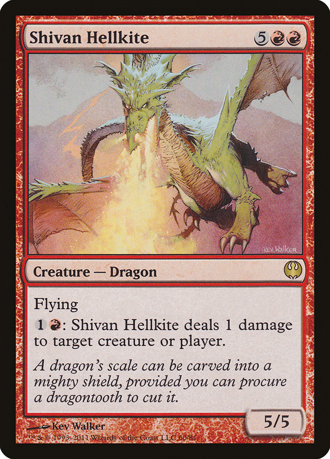 Shivan Hellkite [Duel Decks: Knights vs. Dragons] | Good Games Modbury