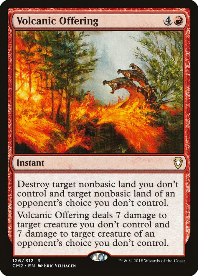 Volcanic Offering [Commander Anthology Volume II] | Good Games Modbury