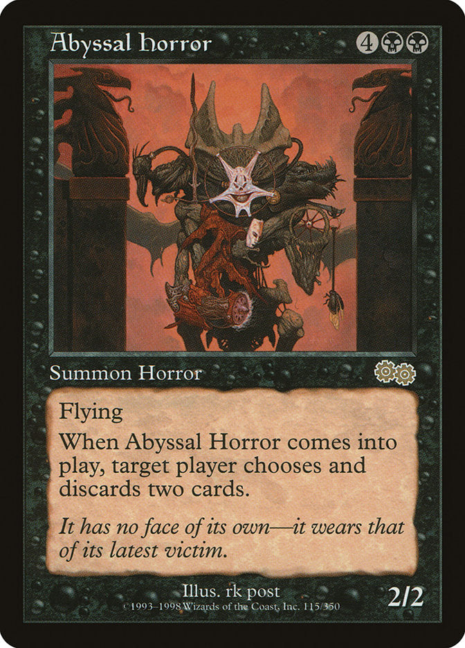Abyssal Horror [Urza's Saga] | Good Games Modbury