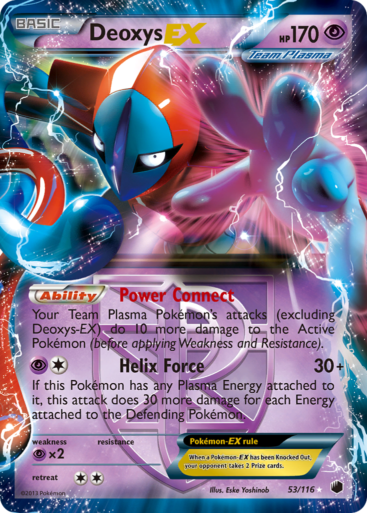 Deoxys EX (53/116) [Black & White: Plasma Freeze] | Good Games Modbury