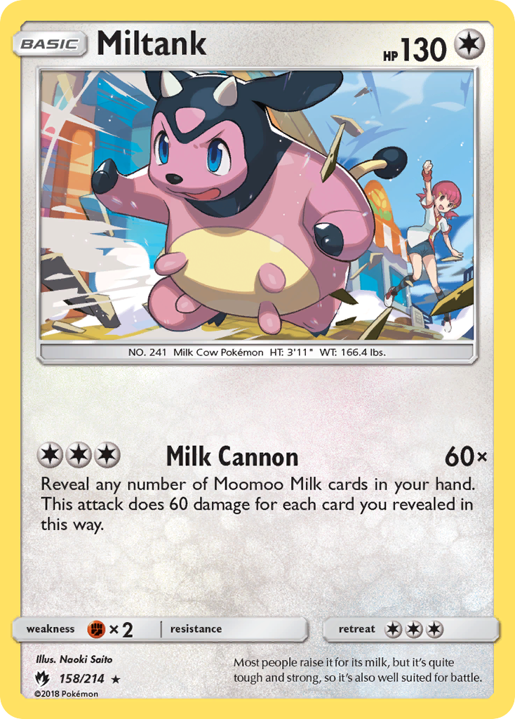 Miltank (158/214) [Sun & Moon: Lost Thunder] | Good Games Modbury