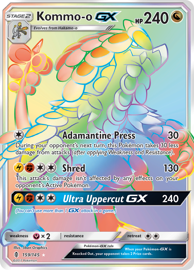 Kommo-o GX (159/145) [Sun & Moon: Guardians Rising] | Good Games Modbury