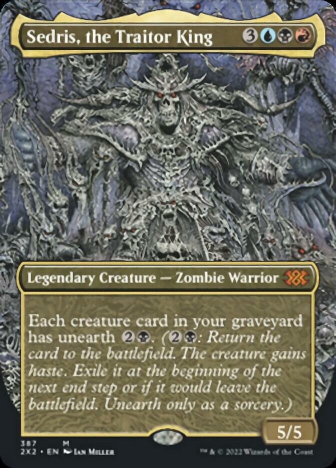 Sedris, the Traitor King (Borderless Alternate Art) [Double Masters 2022] | Good Games Modbury