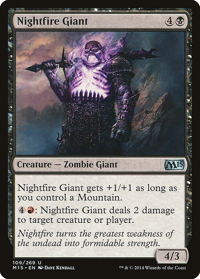 Nightfire Giant [Magic 2015] | Good Games Modbury