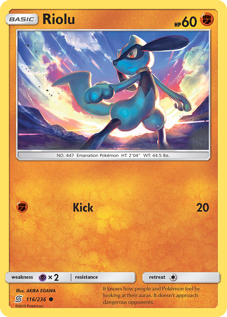 Riolu (116/236) [Sun & Moon: Unified Minds] | Good Games Modbury