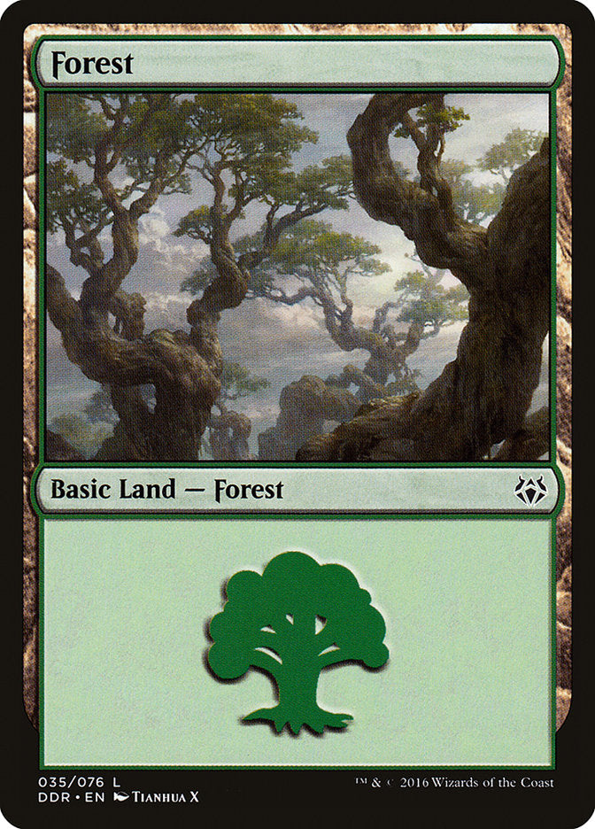 Forest (35) [Duel Decks: Nissa vs. Ob Nixilis] | Good Games Modbury