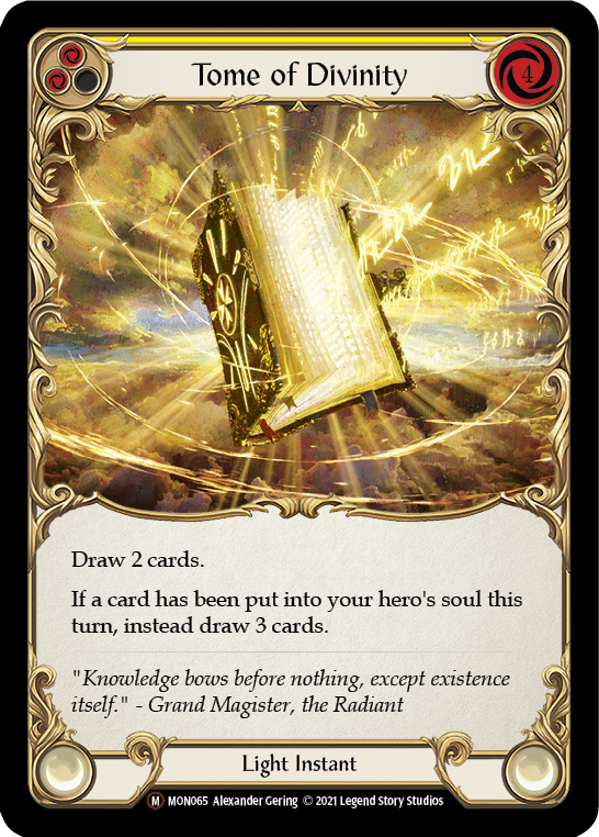 Tome of Divinity [U-MON065-RF] (Monarch Unlimited)  Unlimited Rainbow Foil | Good Games Modbury