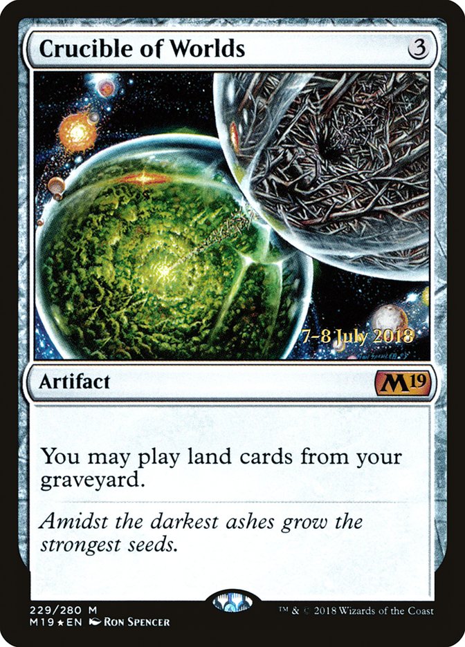 Crucible of Worlds [Core Set 2019 Prerelease Promos] | Good Games Modbury