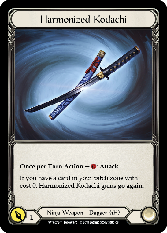Rhinar // Harmonized Kodachi [WTR002-T // WTR078-T] (Welcome to Rathe)  Alpha Print Normal | Good Games Modbury
