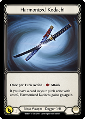 Rhinar // Harmonized Kodachi [WTR002-T // WTR078-T] (Welcome to Rathe)  Alpha Print Normal | Good Games Modbury