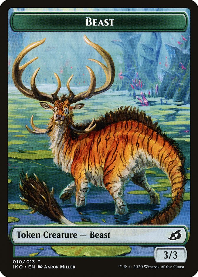 Beast Token [Ikoria: Lair of Behemoths Tokens] | Good Games Modbury