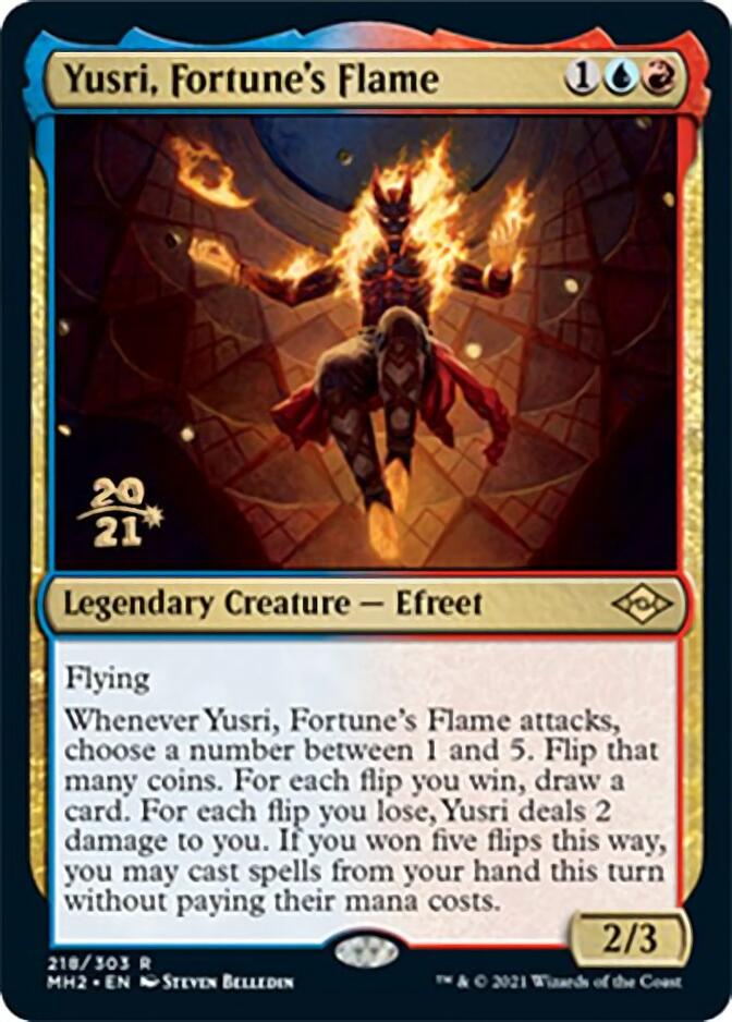 Yusri, Fortune's Flame [Modern Horizons 2 Prerelease Promos] | Good Games Modbury