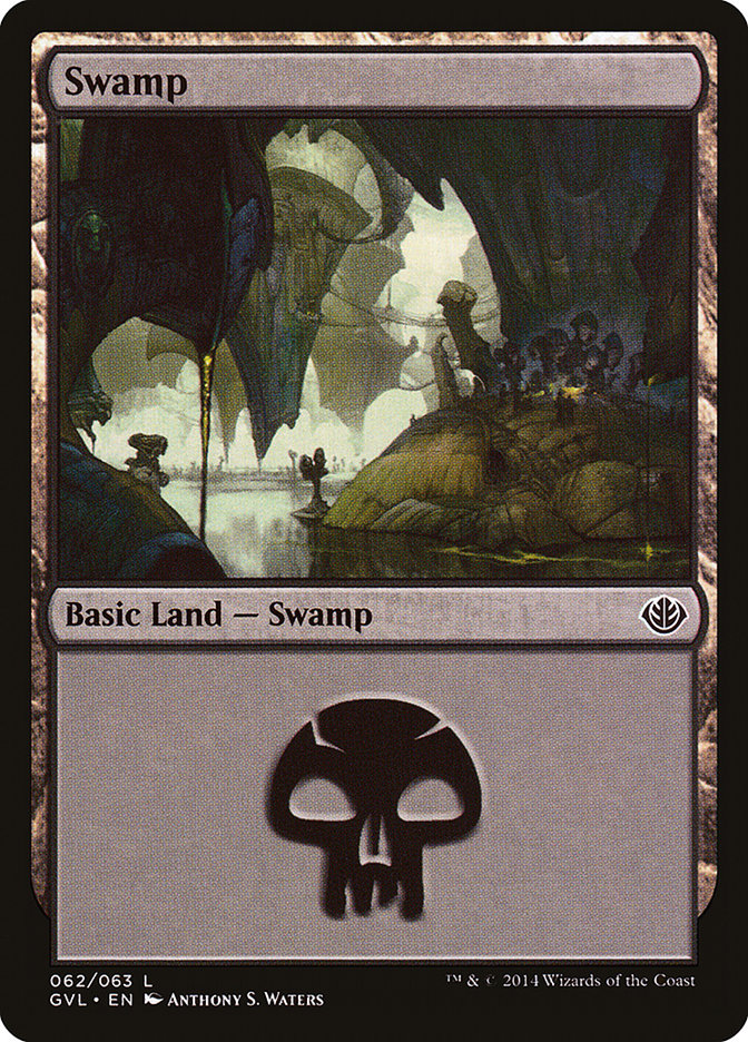 Swamp (62) (Garruk vs. Liliana) [Duel Decks Anthology] | Good Games Modbury