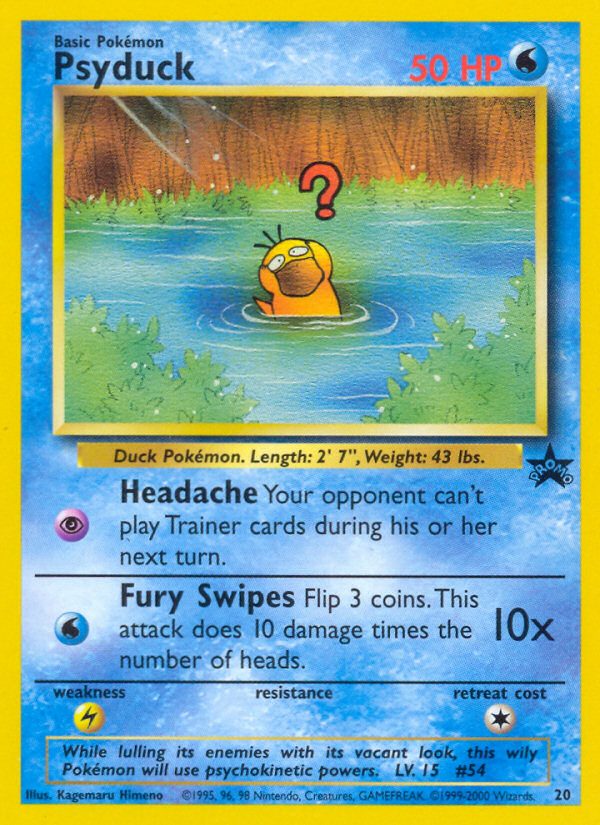 Psyduck (20) [Wizards of the Coast: Black Star Promos] | Good Games Modbury