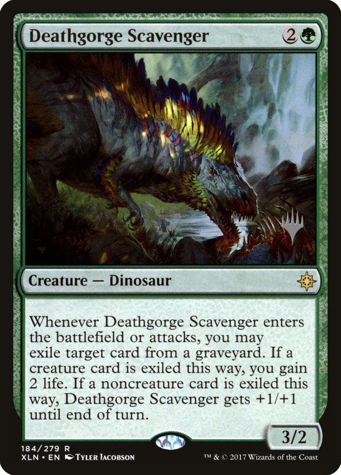 Deathgorge Scavenger (Promo Pack) [Ixalan Promos] | Good Games Modbury