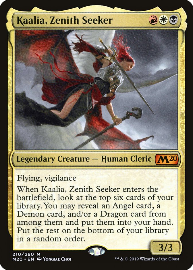 Kaalia, Zenith Seeker [Core Set 2020] | Good Games Modbury