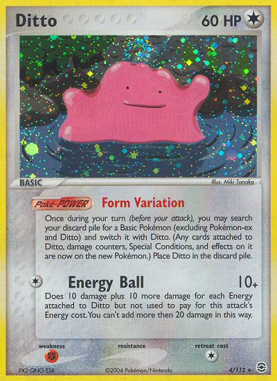 Ditto (4/112) [EX: FireRed & LeafGreen] | Good Games Modbury