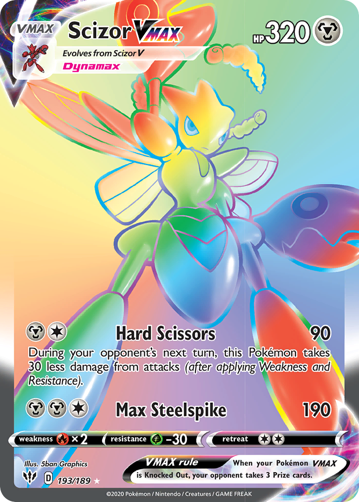 Scizor VMAX (193/189) [Sword & Shield: Darkness Ablaze] | Good Games Modbury